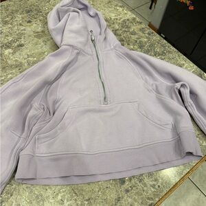 Lululemon Lavender Half-Zip Women's Sweater